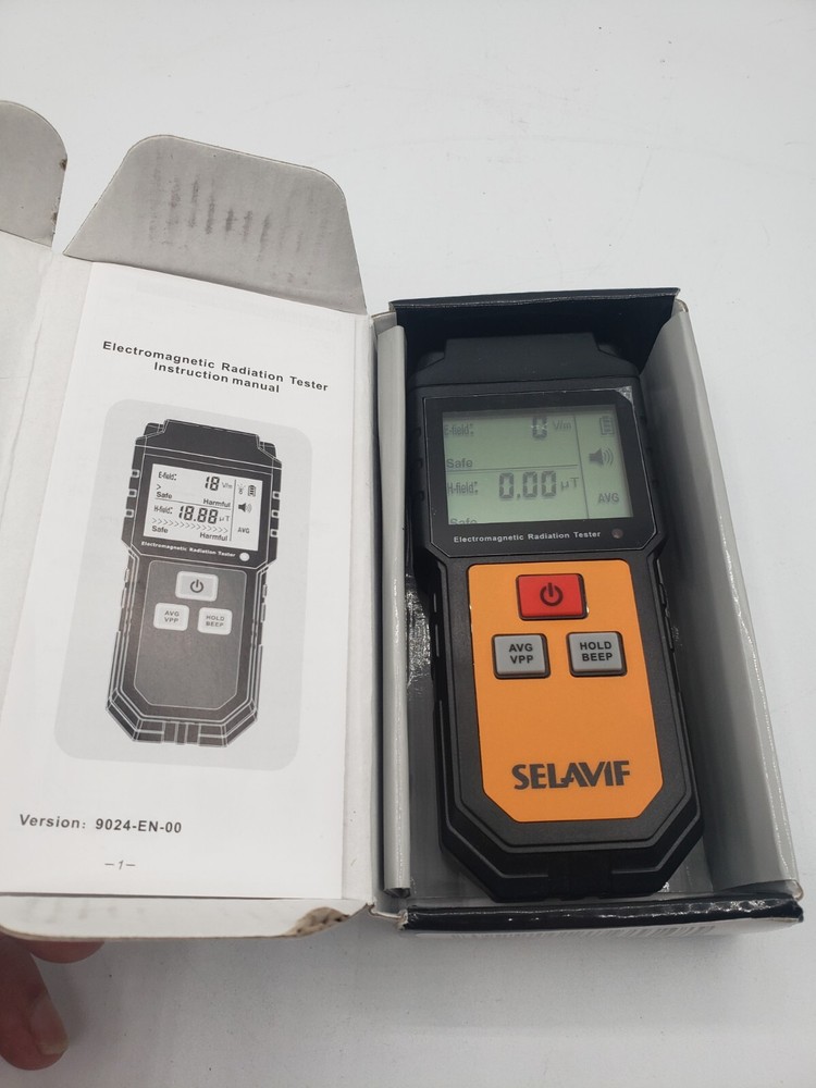 EMF Meter Reader EMF Detector - Handheld Digital Electromagnetic Field Radiation