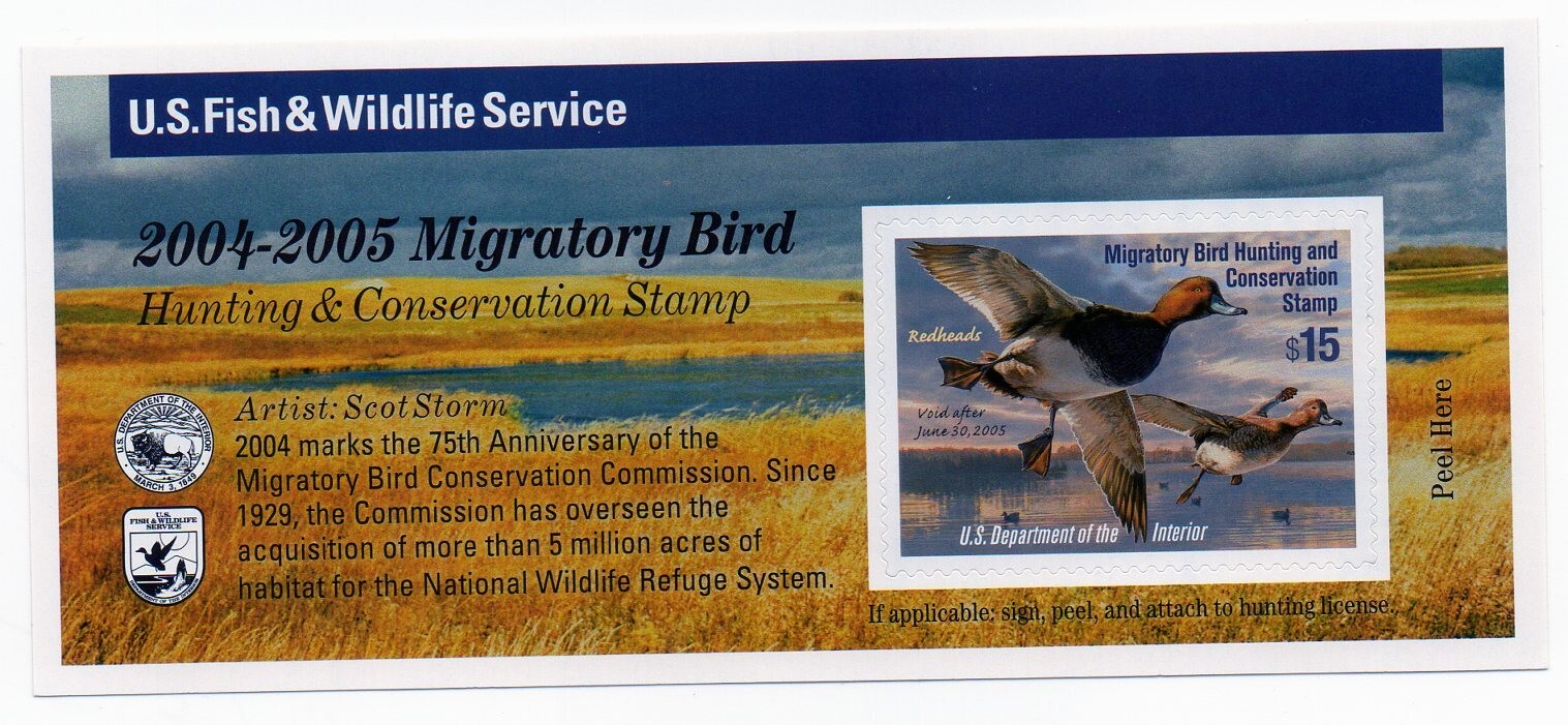 USA Scott RW71A - SELF ADHESIVE FEDERAL DUCK, 2004, MNH