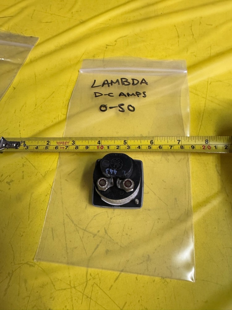 Lambda 0-50 VDC Amp Meter - Used Tested