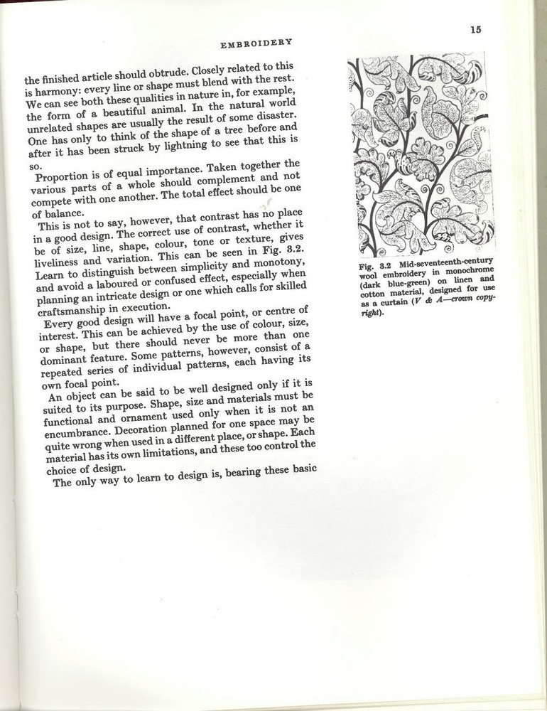 Violet M. Endacott "Design In Embroidery" 1963 Sewing Needlepoint Pattern Book