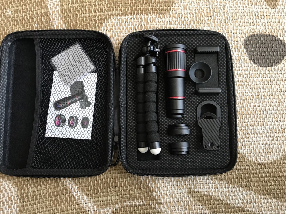 Mactrem 3 Camera Lenses Kit with Tripod for Smart Phone Camera