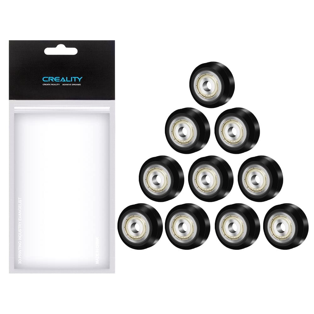 Official Creality 3D Printer Ender 3 Wheel, 3D Printer POM Wheel Plastic Pulley