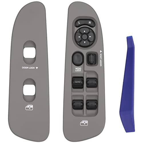 Power Window Control Switch Button & Bezel (Driver Side)& Window Bezel