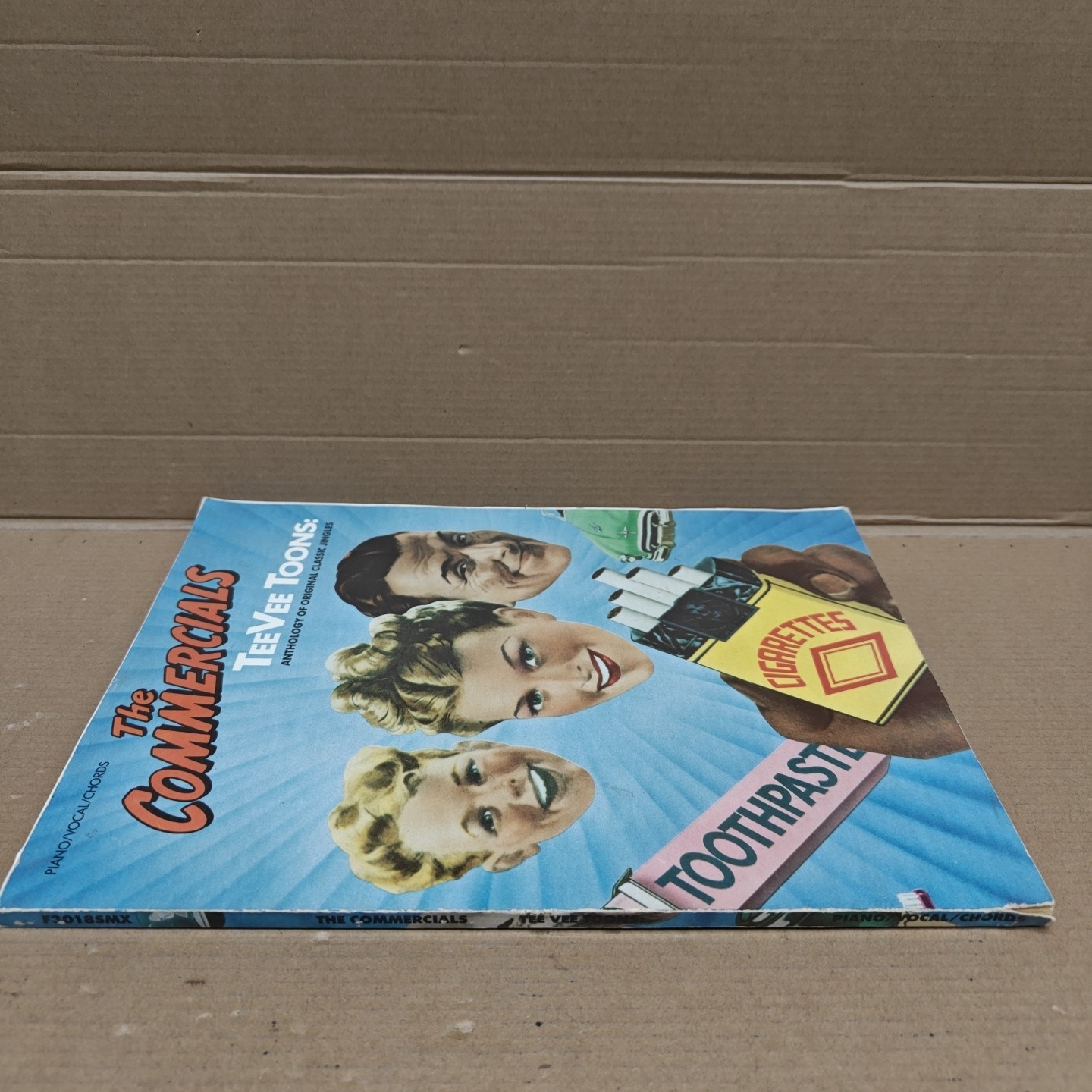 The Commercials TeeVee Toons Music Book Big Note Original Classic Jingles 1990