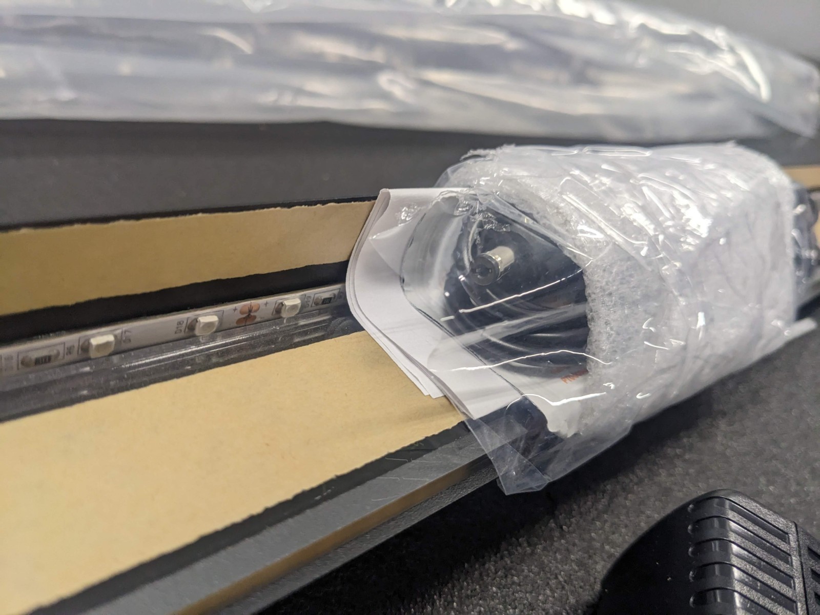 #bg654 Snap On Tools NEW kacgmled24b Matte Black with BLUE LED Corner Guard 2pc