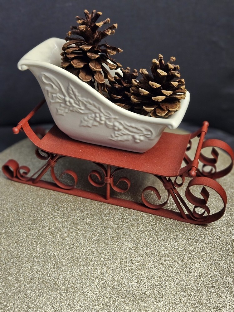 Longaburger Sleigh  and Sled