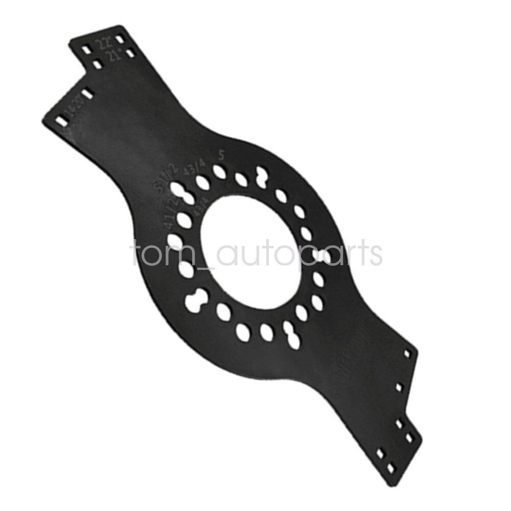 Wheel Fitment Simulator Tool, Tire Size For Test Measuring Mockup, 5-Lug Pattern