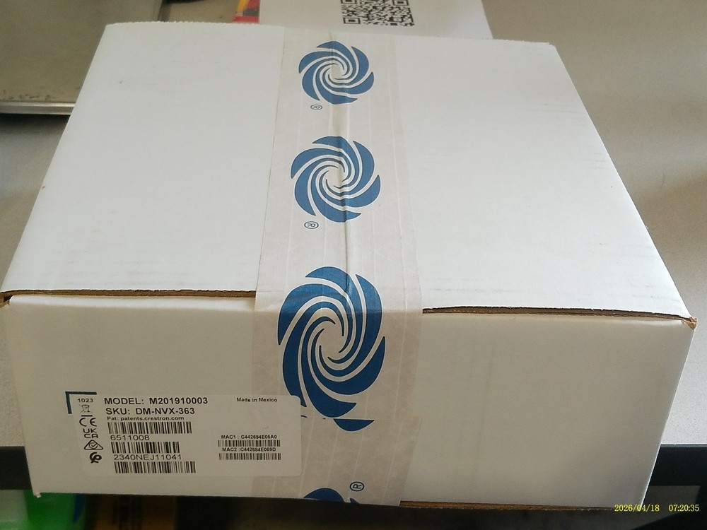 Crestron, DM-NVX-363, AV over IP encoder or decoder