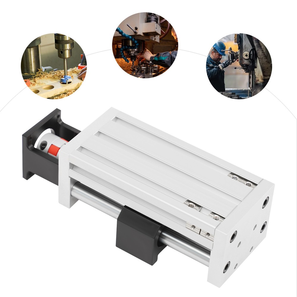 3.94in Sliding Table Linear Rail Guide 100mm Electric Linear Guide Slide Table