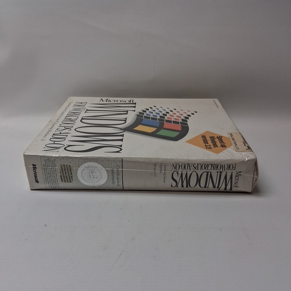 Microsoft Windows for Workgroups Add-on Upgrade for 3.1 Sealed