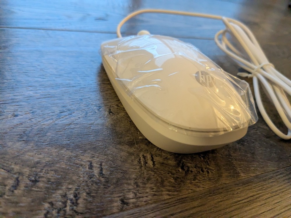 Genuine HP MSU1459 USB Black Wired Optical Mouse