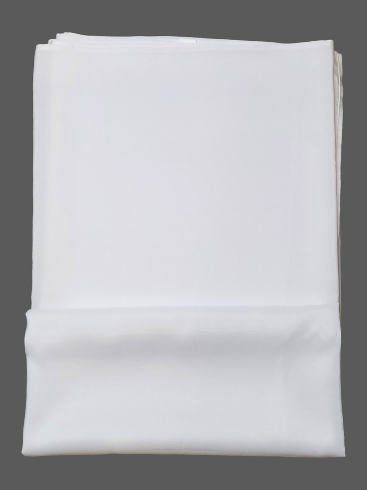 White Tablecloth 4pk Rectangular 60" x 126" Washable Stain Wrinkle Resistant
