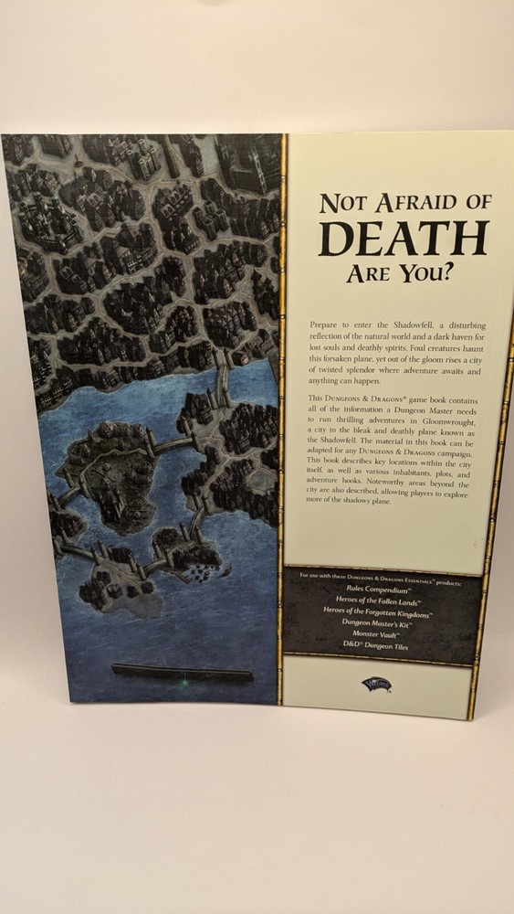 WOTC D&D 4e Shadowfell - Campaign Guide Only! VG+