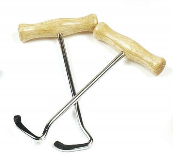 Equi-Essentials Boot Hooks Wood Handle