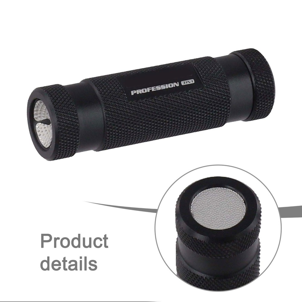 Billiards Pool Cue Tip Tool 4 Functions Shaper Scuffer Aerator Storage
