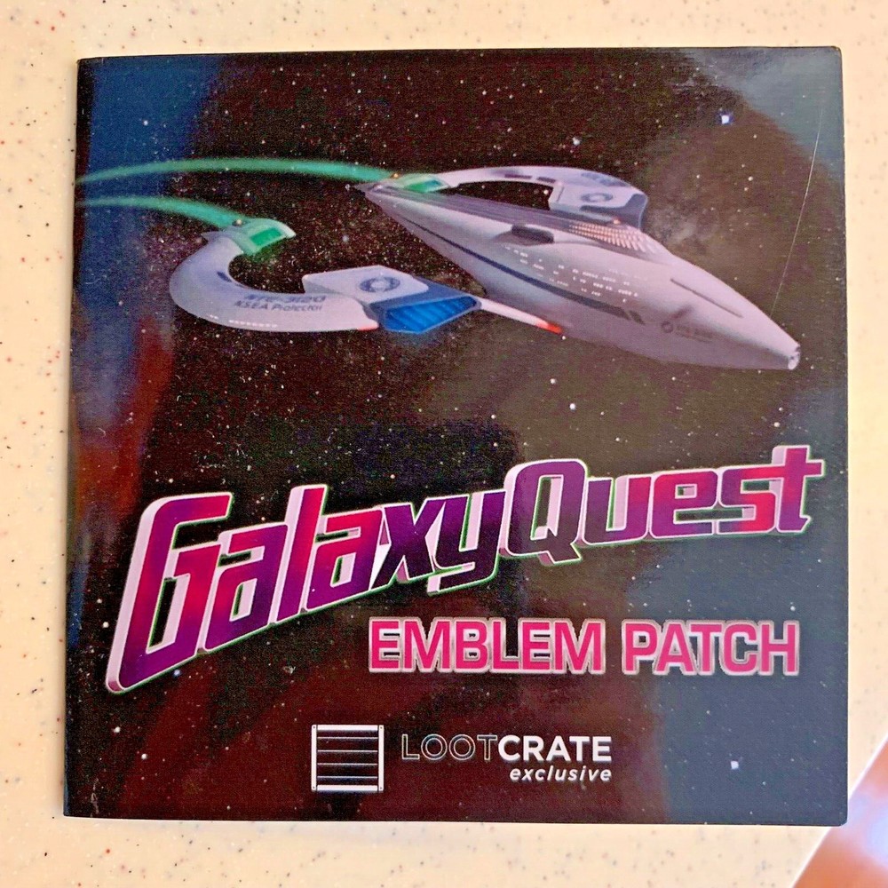 NEW-LOOTCRATE EXCLUSIVE GALAXYQUEST EMBLEM PATCH