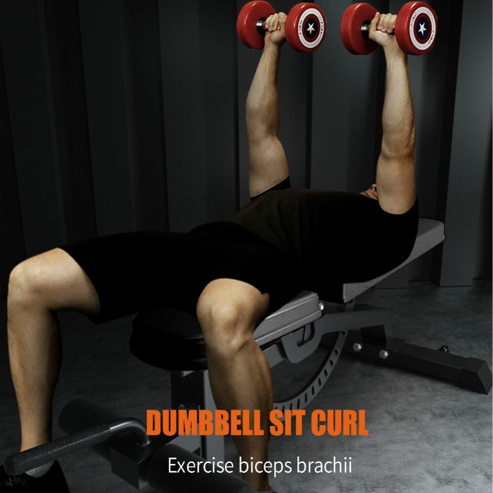 Adjustable Workout Weight Bench Foldable Strength Training Dumbbell Chair