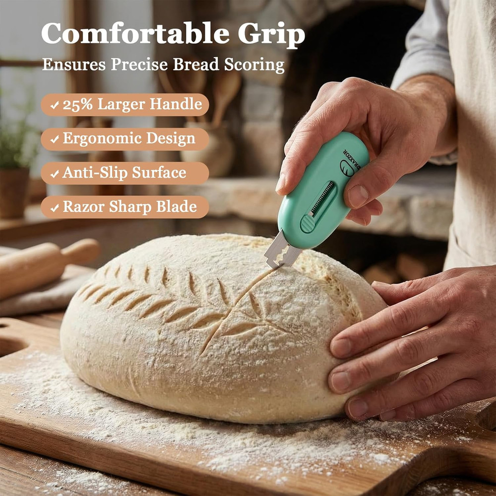 3-Pack Bread Lame, Professional Sourdough Scoring Tool & Bread Scoring Tool, Dou