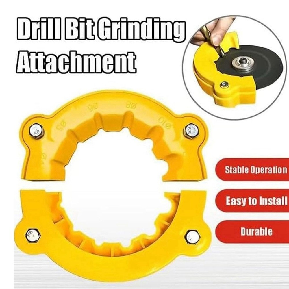 Drill Bit Sharpener for Angle Grinder, Multipurpose Sharpening Tool for5537