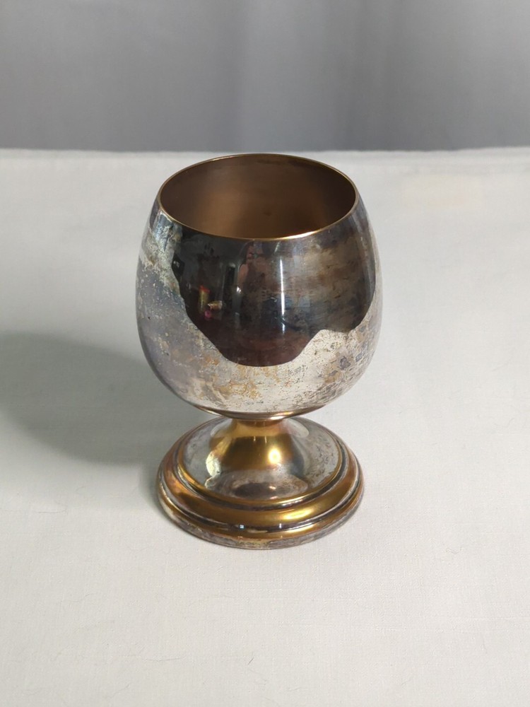 Silver Plated Goblet Brandy Snifter