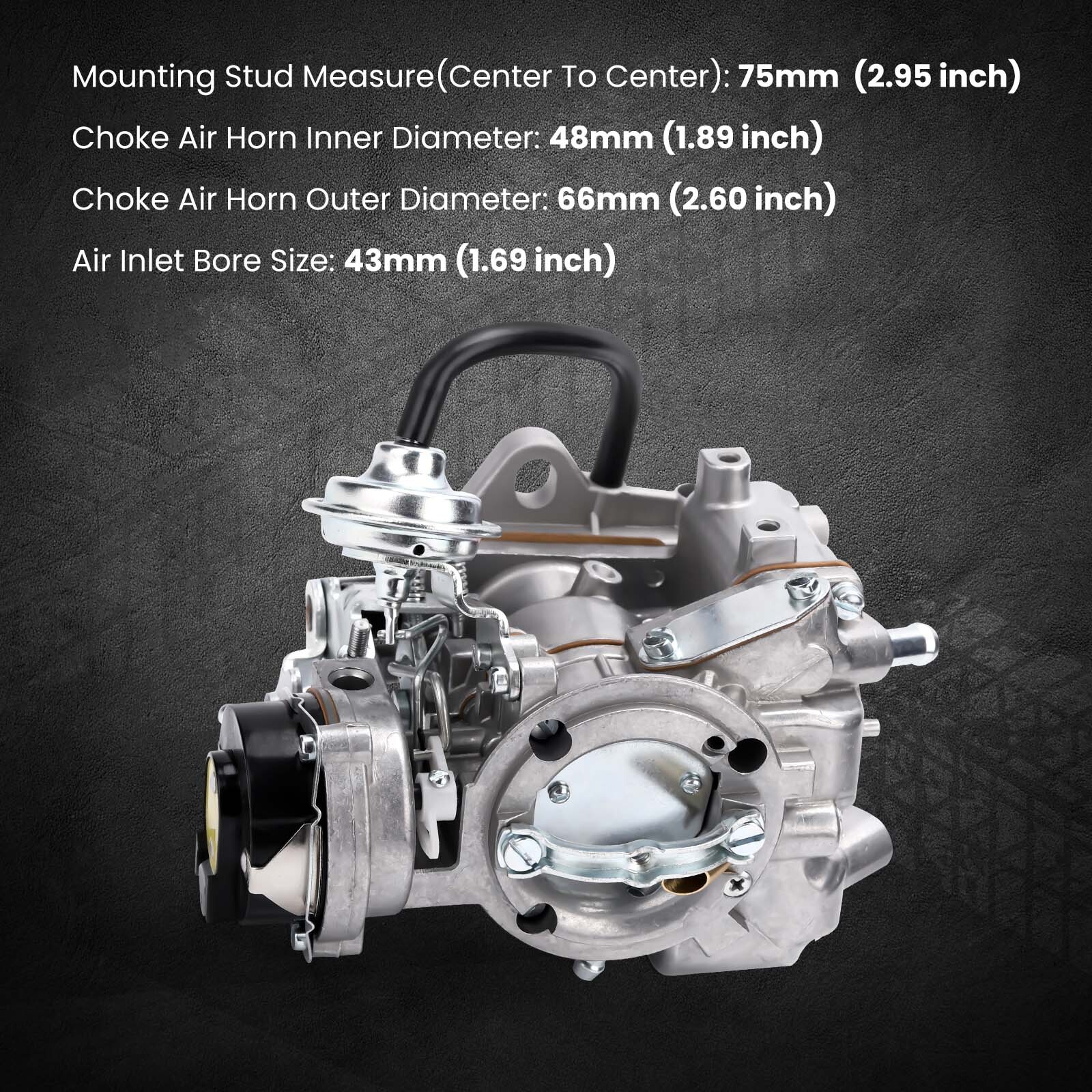 Carburetor YFA For Ford F100 F150 4.9L 300 Cu 1-barrel Carburettor Carby Kit