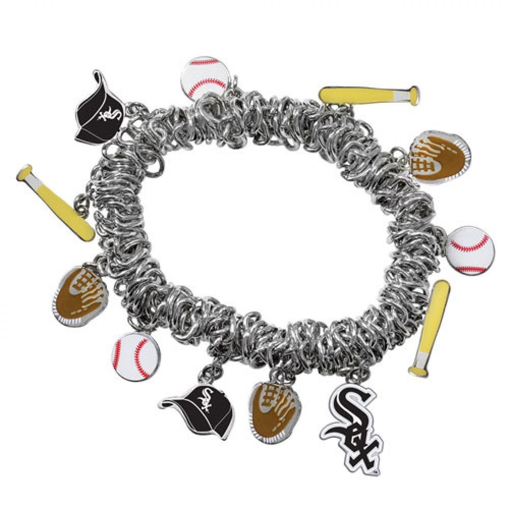 Game Time Offical MLB CHICAGO WHITE SOX Stretch Bracelet