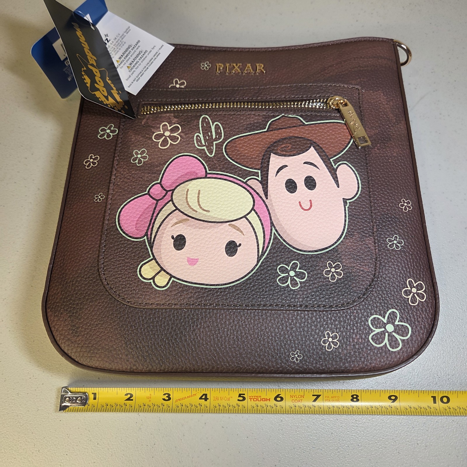 Disney Pixar Wondapop Toy Story Woody Bo Peep Crossbody Bag Purse Vegan Leather