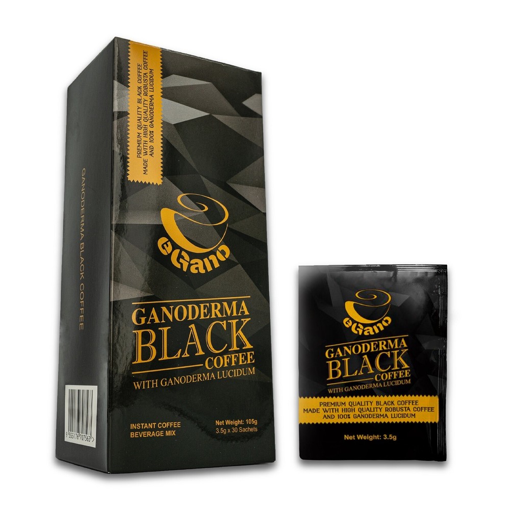 eGano 6 Box Premium Ganoderma Black Coffee Exp 2025 Expedited