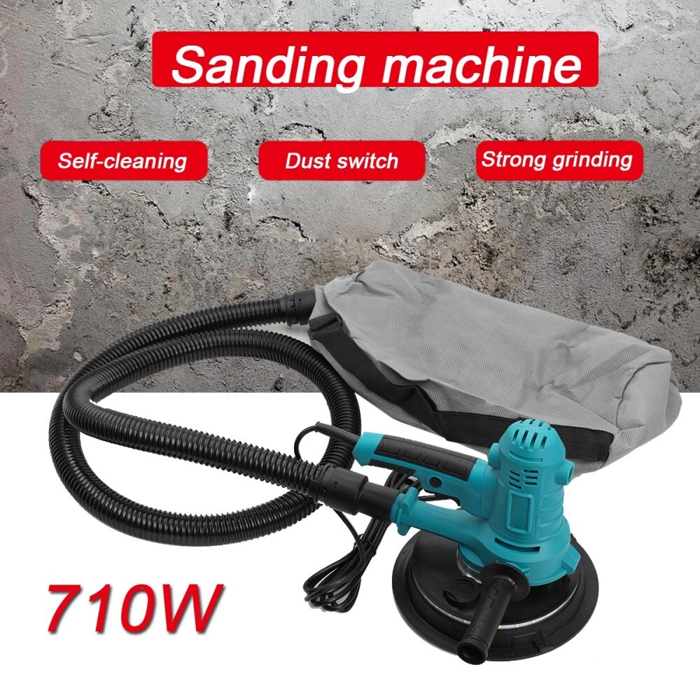 Electric Drywall Sander Machine 710W 110V Variable Speed Wall Sanding Machine