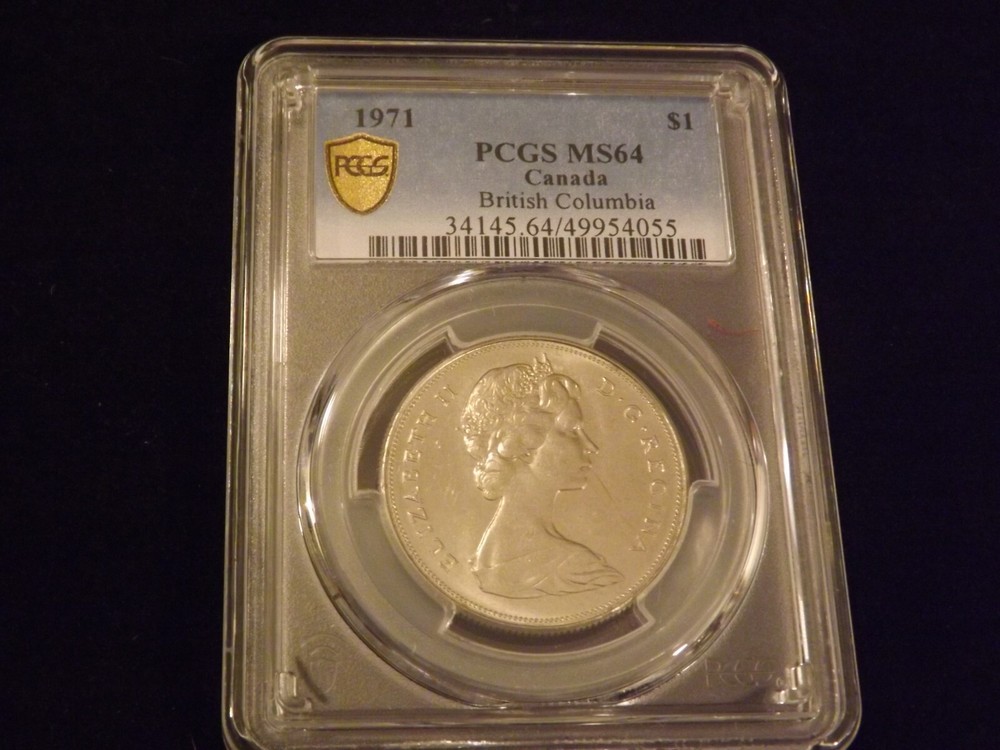 1971   $1                Canada        PCGS  MS 64