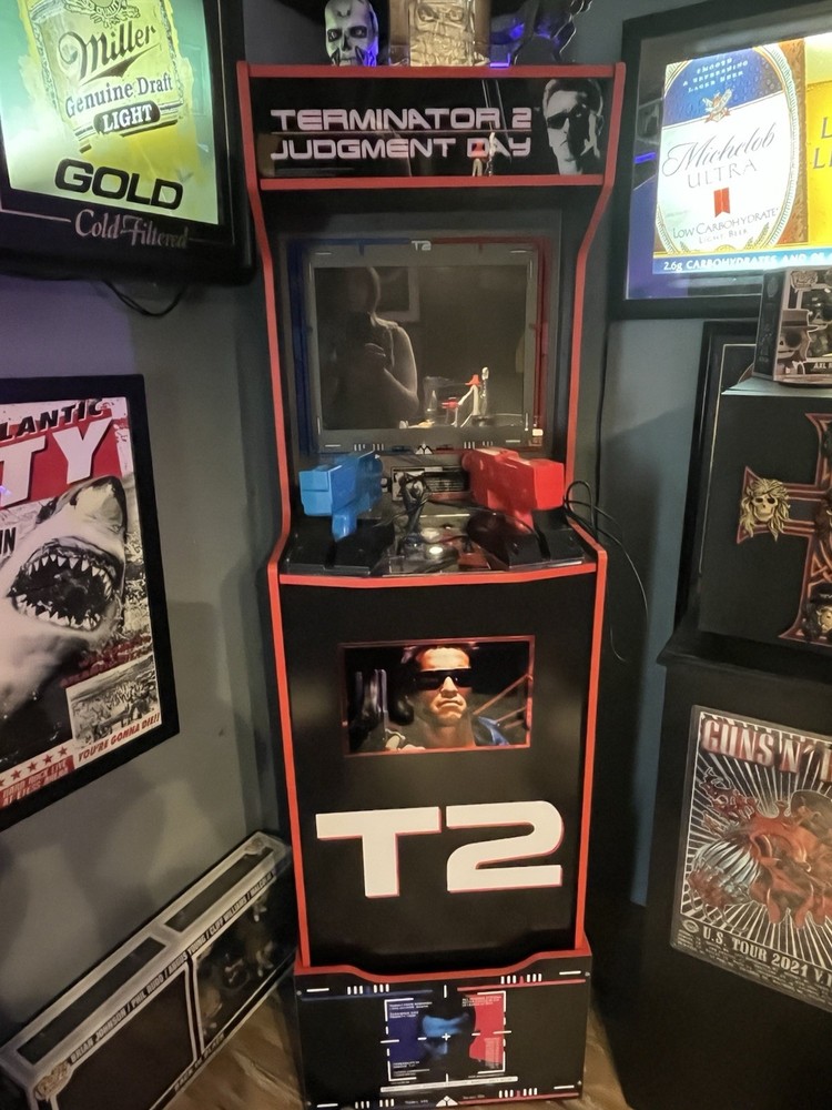 Terminator 2 Judgment Day  Arcade Machine  Home Front Plate for blank area Only