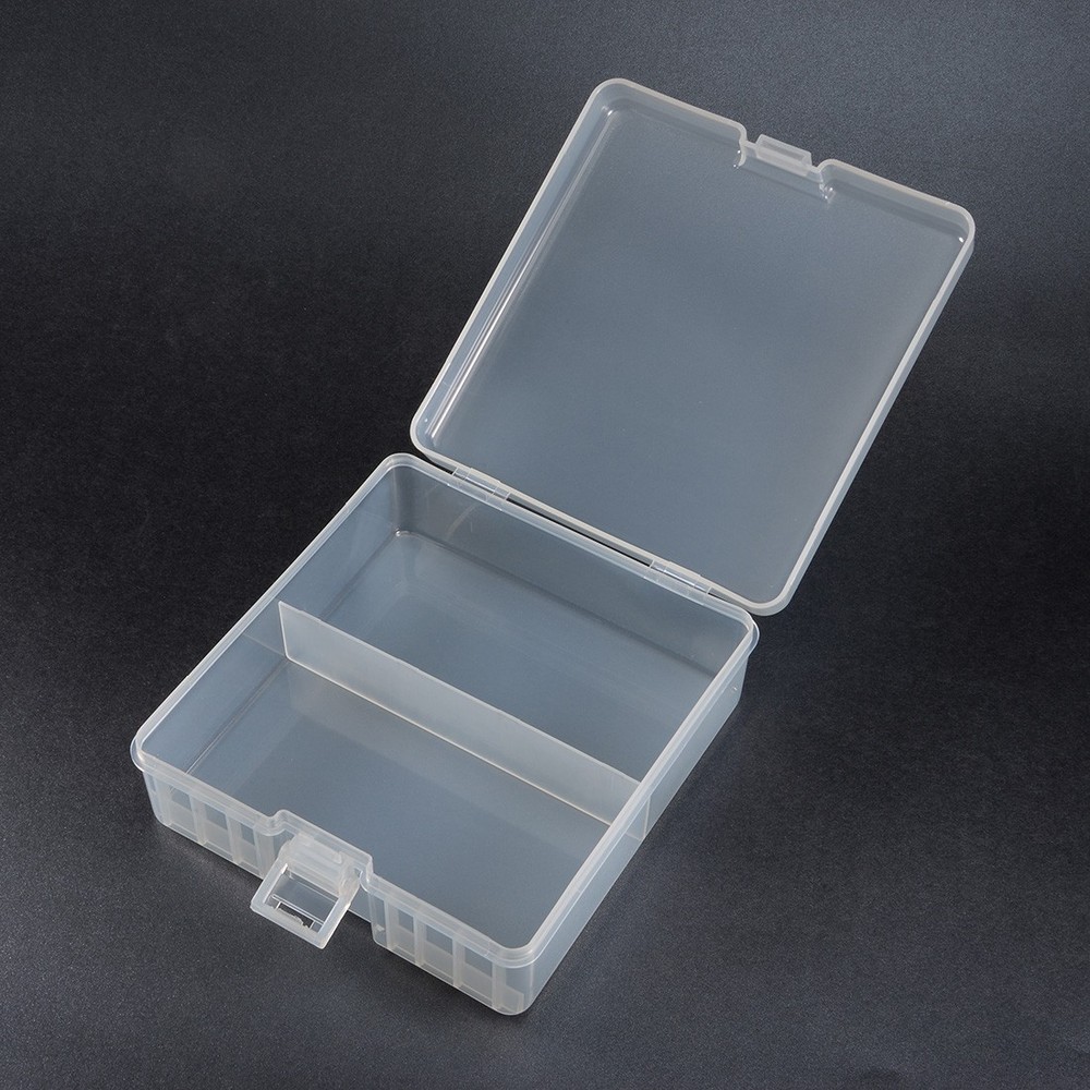 Portable Battery Storage Box Protective Container Transparent for Batteries