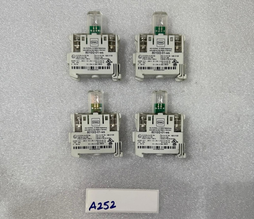 1PC STAHL 8010/2-01-ws INDICATOR LIGHT LED New