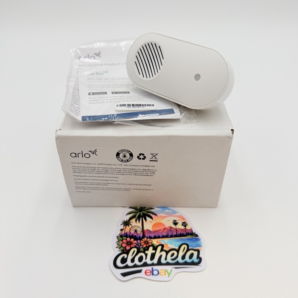 Arlo AC2001 Chime 2 Wireless Doorbell