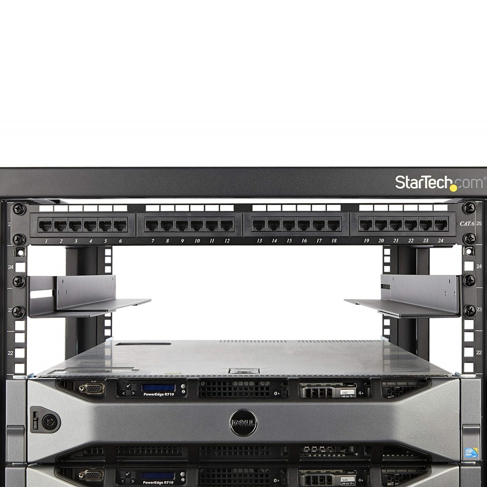 StarTech 1U Adjustable Mounting Depth Up to 200lbs Server Rack Rails UNIRAILS1UB