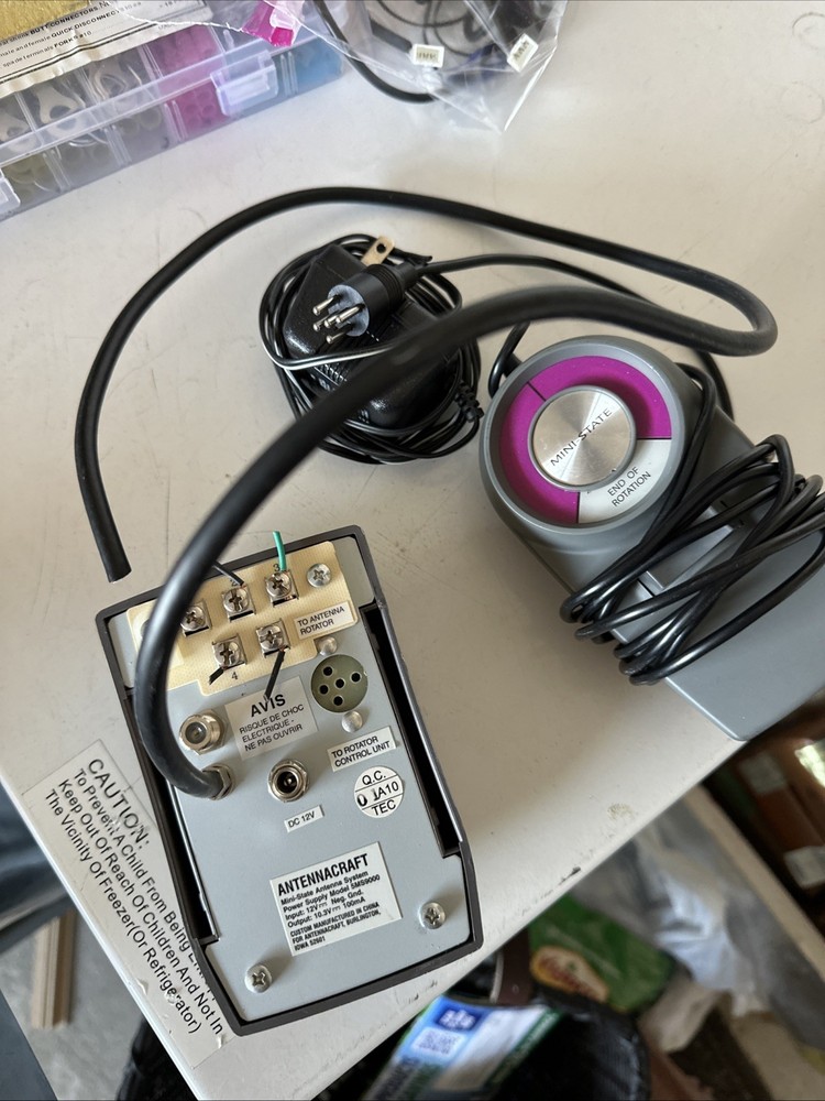 Mini State Antenna System Model 5ms9000 Controller Remote Power Supply 12v