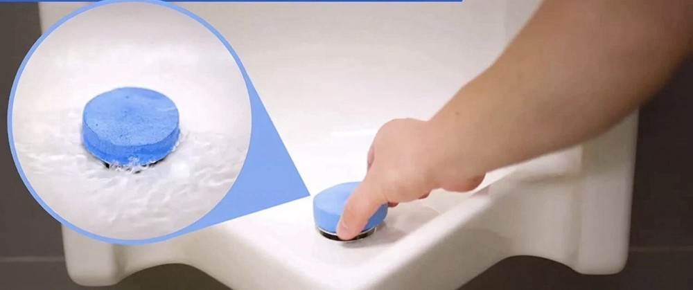 24 Pack Tapix Urinal Cakes Ocean Breeze Scent Deodorizer Block Deodorizing Puck