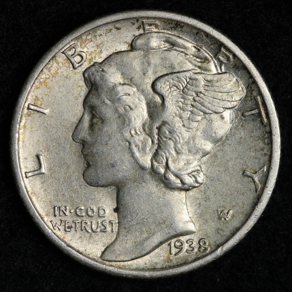 1938-D Mercury Silver Dime BU *UNCIRCULATED* MS E127 T
