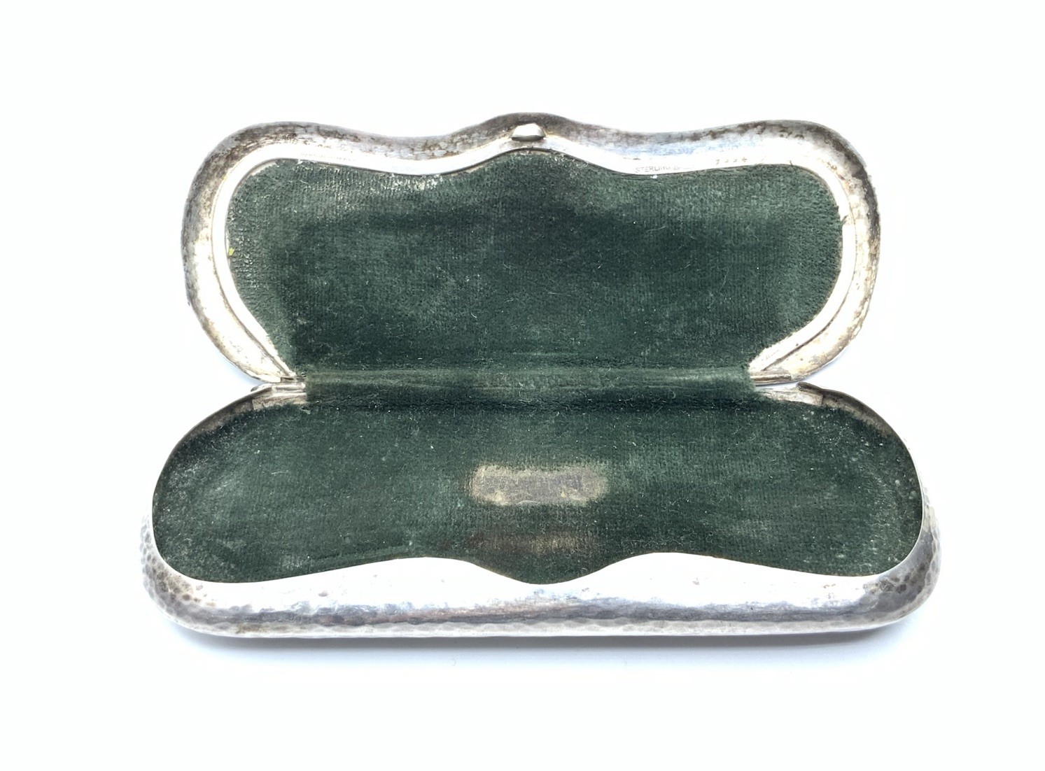 Blackinton Sterling Silver Vintage Deco Monogrammed Eyeglasses Case - 65.7g
