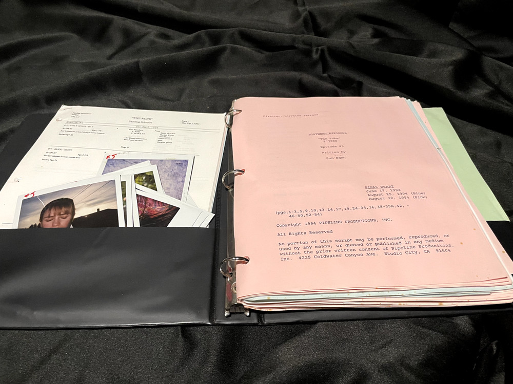 Northern Exposure Script with Cast Polaroids - The Robe