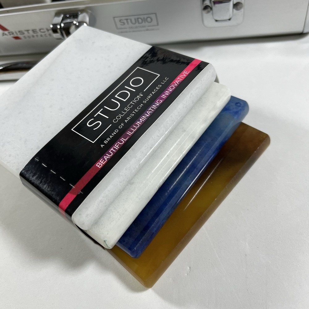 Avonite Aristech Studio Collection Quality Acrylic Resin Samples, 96 Pcs & Case