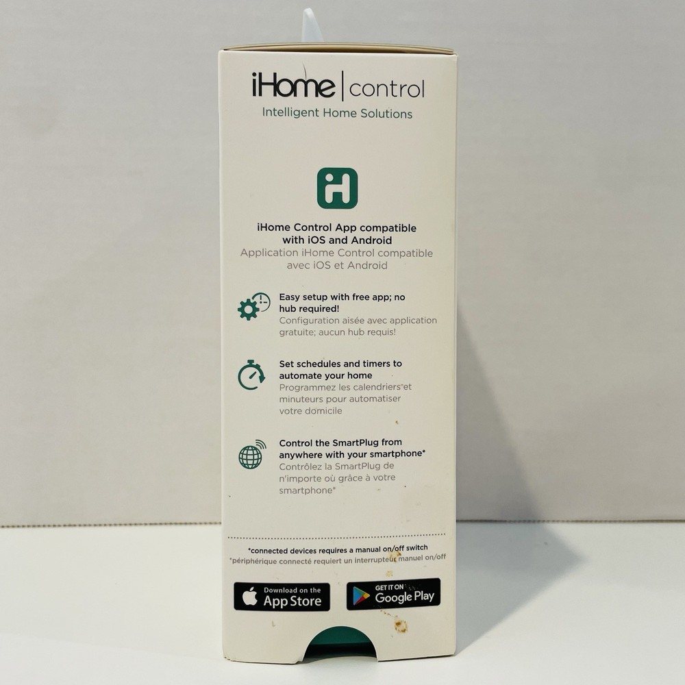 iHome iSP6XC Wifi Smartplug Home Bedroom String Light for iOS or Android