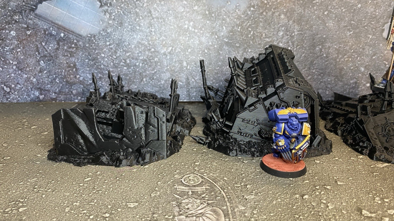 Tabletop Terrain - Wrecked Tanks - Warhammer 40K/ Fantasy Compatible - Lot of 6