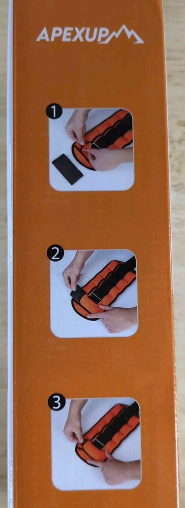 NWOT - 1 Pair Adjustable Ankle Weights, 2–10lbs Modularized Leg Weight Straps