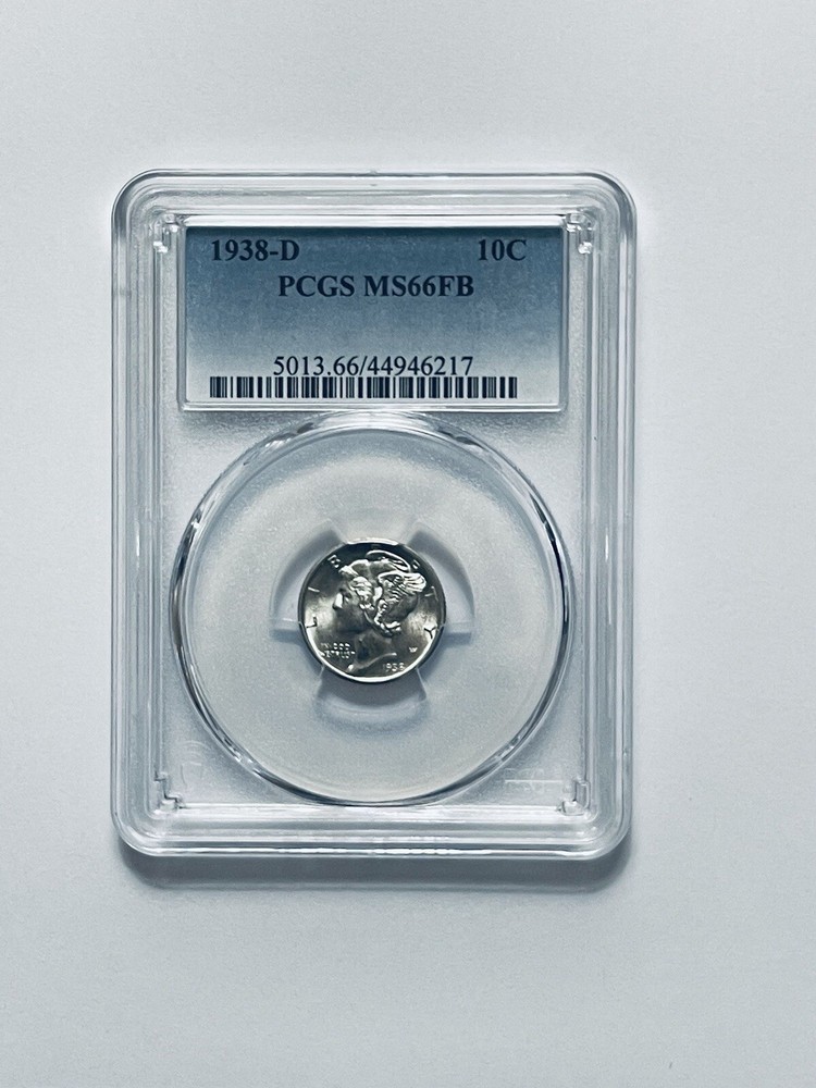 1938-D Mercury Dime PCGS MS66FB