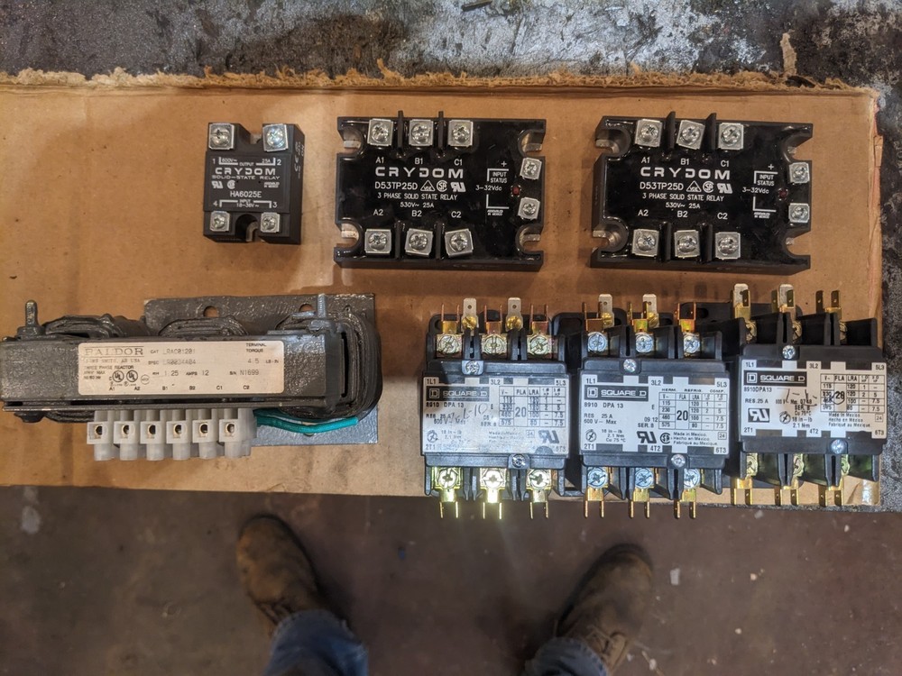 Crydom D53TP25D 3 Phase Solid State Relay Contactors Reactor