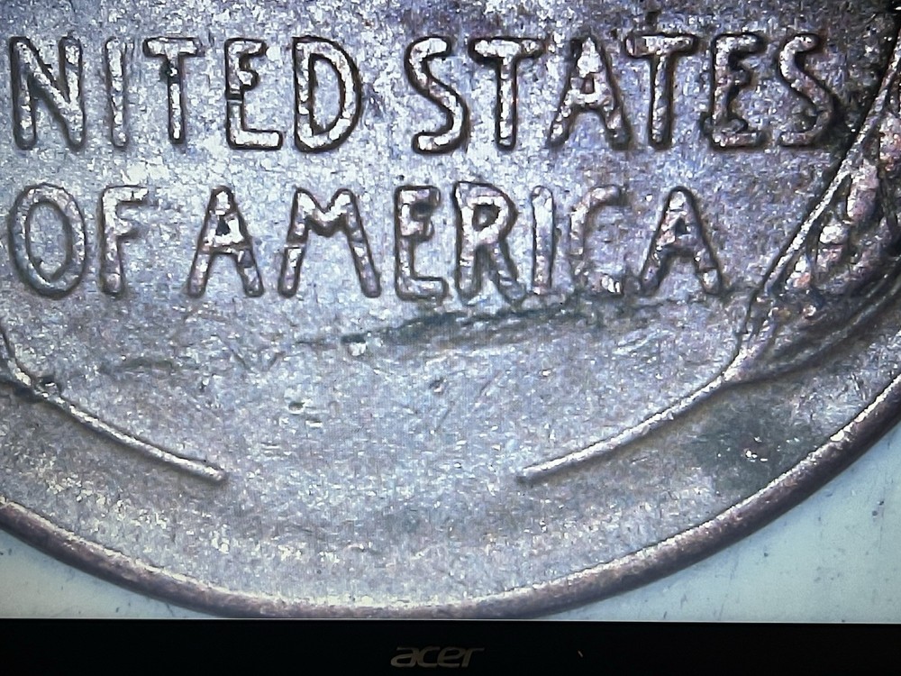 1941 P Error Lamination Lincoln Wheat Cent Reverse
