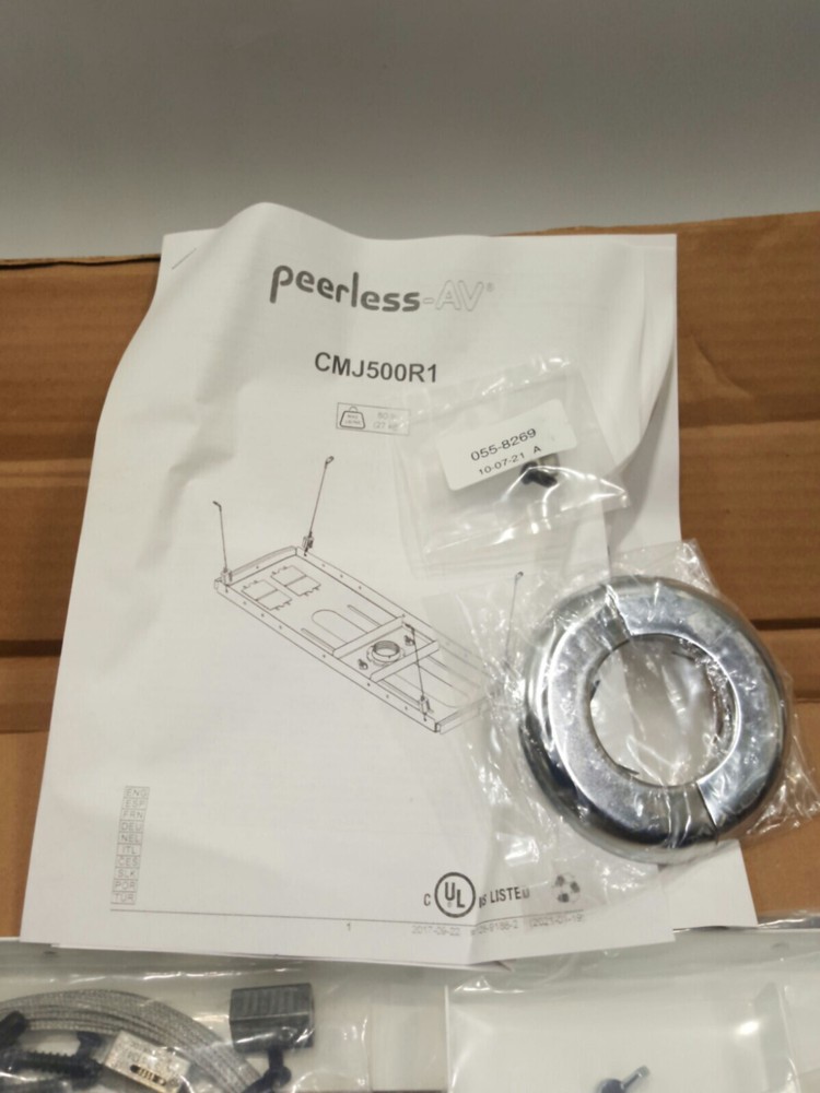 PEERLESS CMJ500R1 Suspended Ceiling Plate,Projector,White