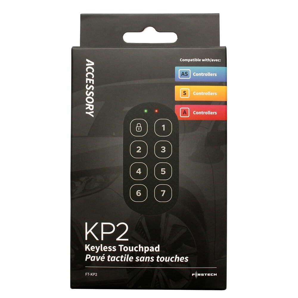 Compustar FTKP2 - KP2 7-Digit Keyless Touchpad 4th Generation for Keyless Entry