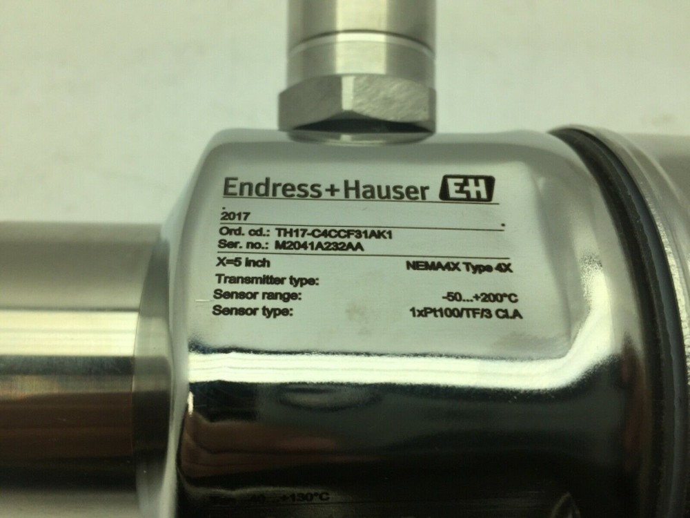 Endress Hauser TH17-C4CCF31AK1 Temperature Sensor with 5" Probe